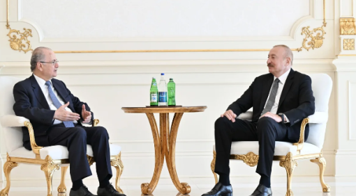 İlham Əliyev Fələstinin Baş nazirini qəbul etdi