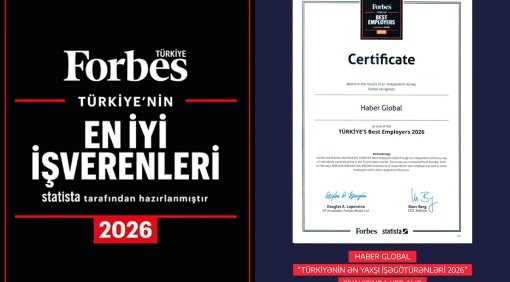 "Forbes"un siyahısı açıqlandı: "Haber Global" "Türkiyənin Ən Yaxşı İşəgötürənləri 2026" sırasında