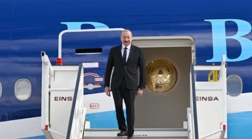 Prezident İlham Əliyev Almaniyaya rəsmi səfərə gedib