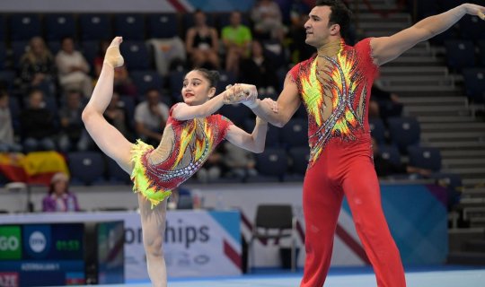 Azərbaycan gimnastları daha bir qızıl medal qazanıblar