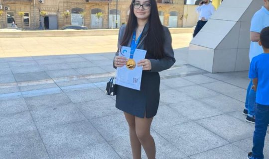 Azərbaycanlı şagird beynəlxalq olimpiadada qızıl medal aldı