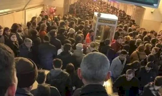 Bakı metrosunda qorxulu anlar