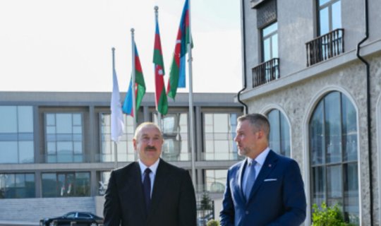 Prezidentin sosial media hesablarında Peter Pelleqrininin Azərbaycana səfərinə dair paylaşım edilib - VİDEO