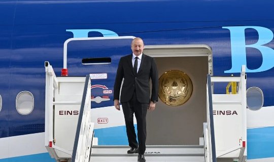 Prezident İlham Əliyev Almaniyaya rəsmi səfərə gedib