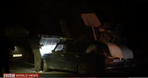 BBC: Ermənilər Laçını kütləvi şəkildə tərk edir - FOTO