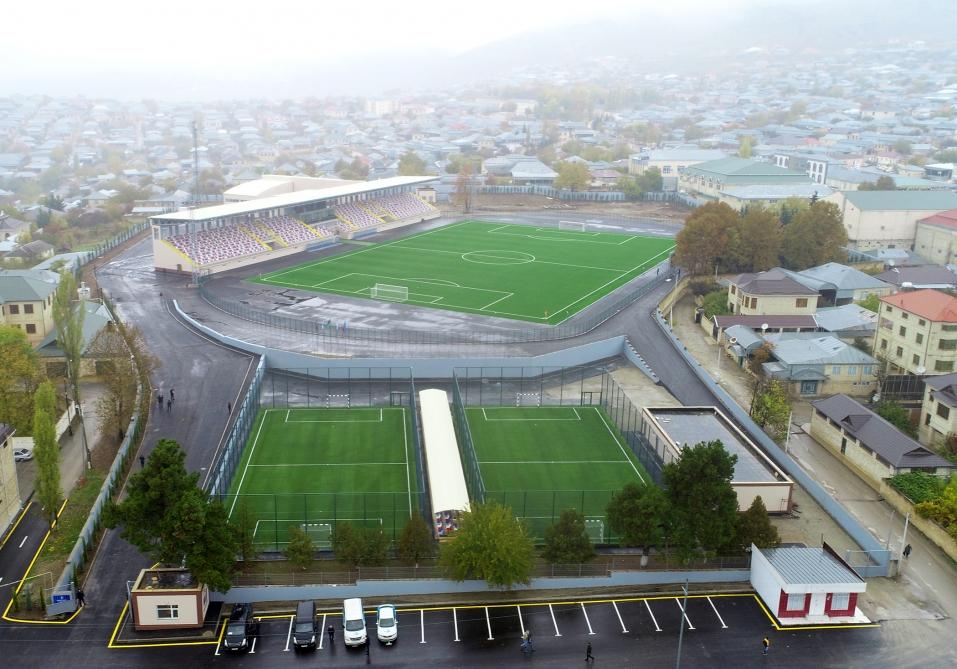 Şamaxı şəhər stadionunun açılışı olub - FOTO/YENİLƏNİB