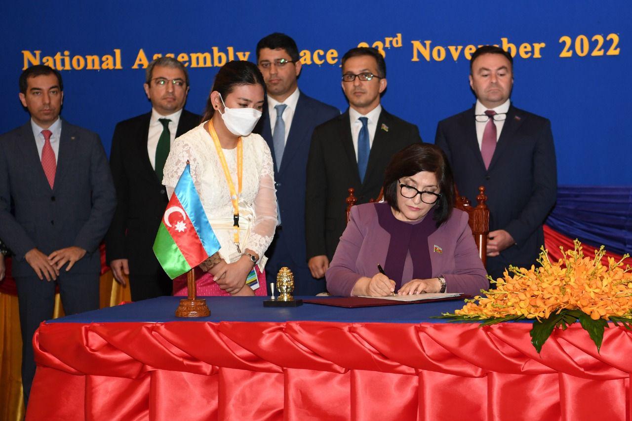 Azərbaycan və Kamboca arasında Anlaşma Memorandumu imzalandı - FOTO
