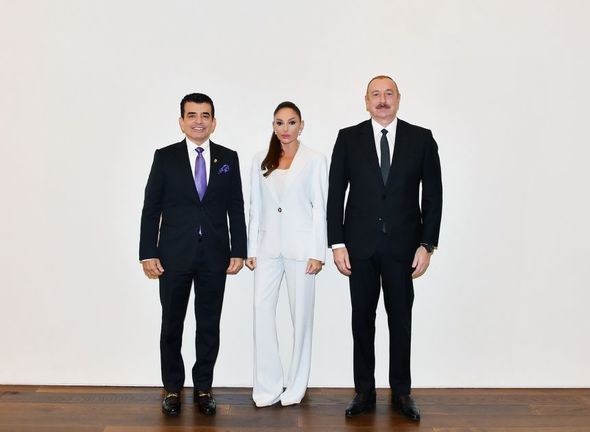 İlham Əliyev və Mehriban Əliyeva ICESCO-nun baş direktoru ilə görüşüblər - YENİLƏNİB + FOTO