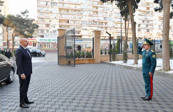 Prezident hərbi hospital kompleksinin açılışında - FOTO(YENİLƏNİB)