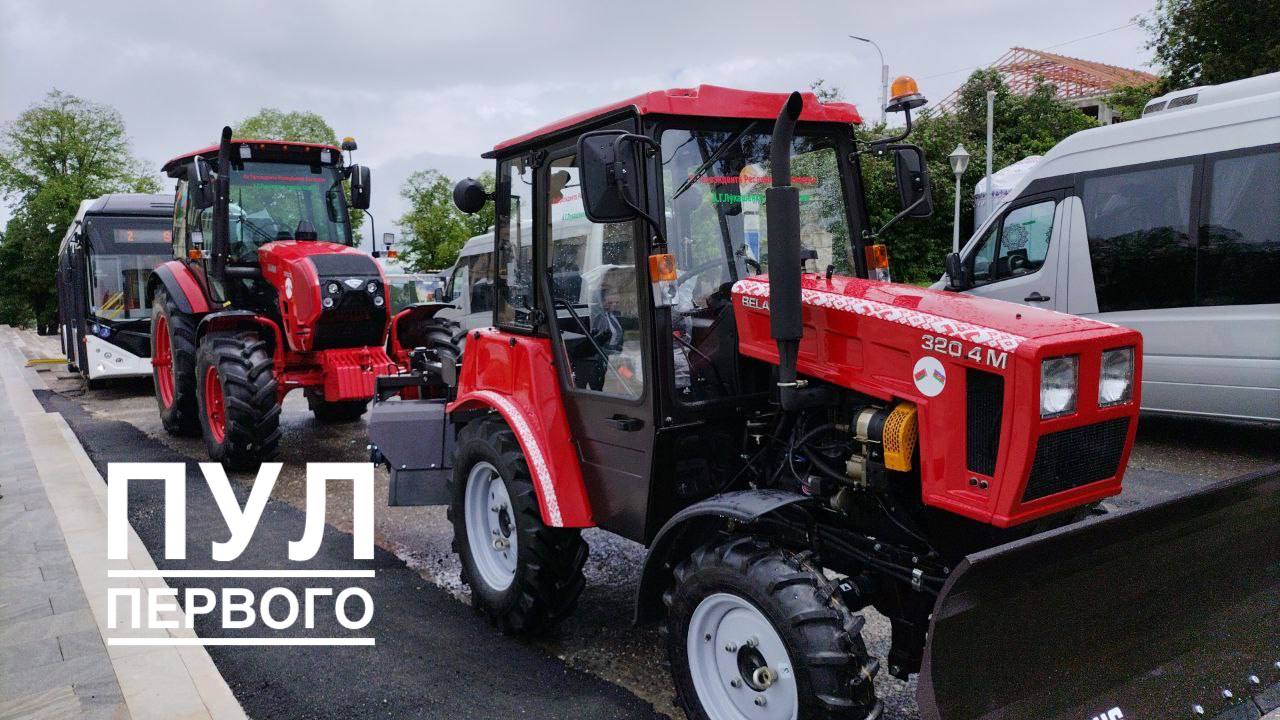 Lukaşenkodan Şuşada traktor hədiyyəsi - FOTOLAR