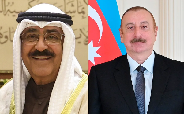 Küveyt Əmiri İlham Əliyevi təbrik edib