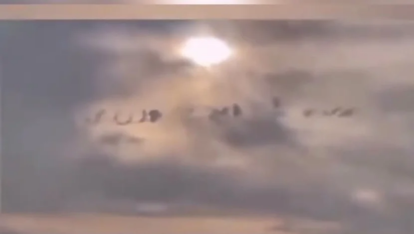 Azərbaycan səmasında qəribə görüntü