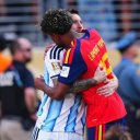 Yamal final oyunundan sonra Messiyə nə dediyini açıqladı
