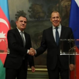 Ceyhun Bayramov Moskvaya gedir