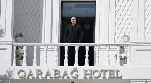 İlham Əliyev “Qarabağ” və “Palace” hotellərinin açılışında iştirak edib - YENİLƏNİB