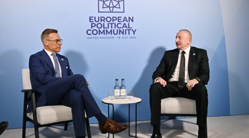 İlham Əliyev Oksfordda Finlandiya Prezidenti ilə görüşüb - YENİLƏNİB