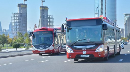 DİQQƏT! Sabahdan Bakıda bir sıra avtobusların hərəkət sxemi dəyişdiriləcək