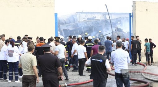 Xətai rayonundakı güclü yanğın söndürüldü - YENİLƏNİB (FOTO/VİDEO)