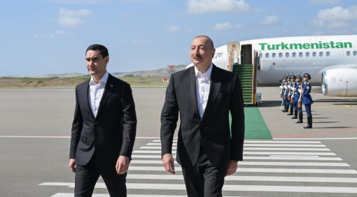 Türkmənistan Prezidenti Füzulidə səfərdədir