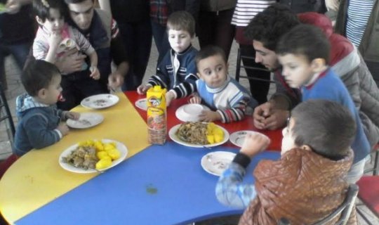 “Axın” İctimai Birliyinin üzvləri uşaq evlərindən birinin qonağı oldu - FOTO