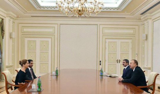İlham Əliyev Beynəlxalq Atçılıq Federasiyasının prezidentini qəbul edib