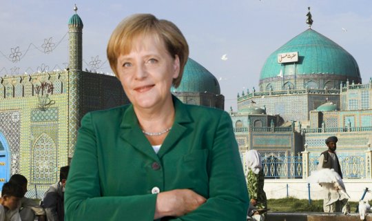 Merkel müsəlmanların həmrəylik yürüşünə qatılacaq