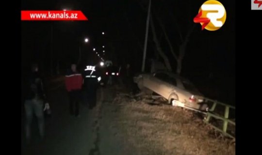 Zaqatalada yol qəzası baş verib