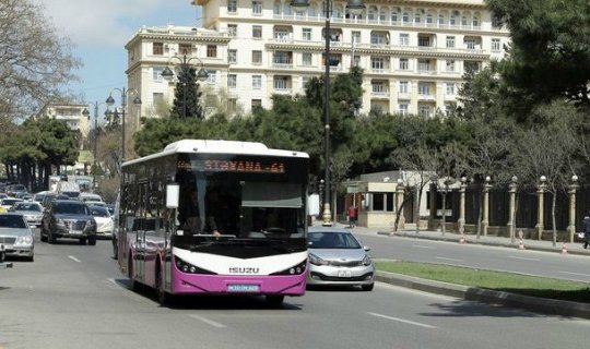 İctimai nəqliyyatın iş rejimində dəyişiklik