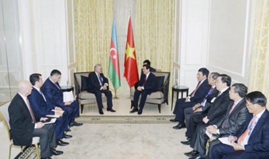 Artur Rasizadə Vyetnam prezidenti ilə görüşdü