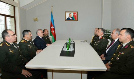 Vasif Talıbov türk generalı ilə görüşdü
