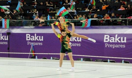 Birinci Avropa Oyunları ərəfəsində gimnastların yoxlama məşqləri keçirilib