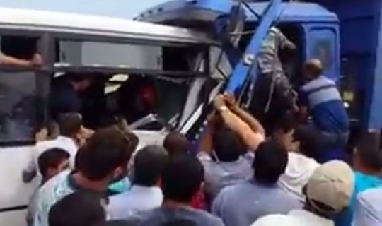 Bakıda avtobus qəzası