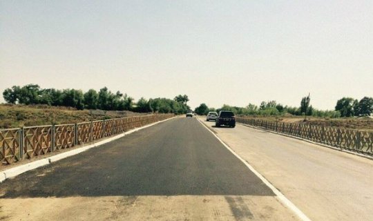 Nəqliyyat Nazirliyi qəzalı vəziyyətə düşmüş körpünü təmir etdi