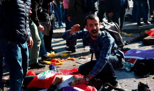 Ankarada güclü partlayış