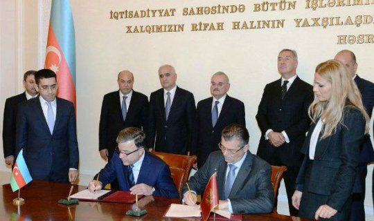 Azərbaycan və Monteneqro hökumətləri arasında iki saziş imzalandı