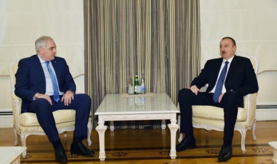 Azərbaycan prezidenti Gürcüstan daxili işlər nazirini qəbul etdi