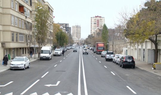 Daha iki küçə təmir olunaraq sürücülərin ixtiyarına verildi