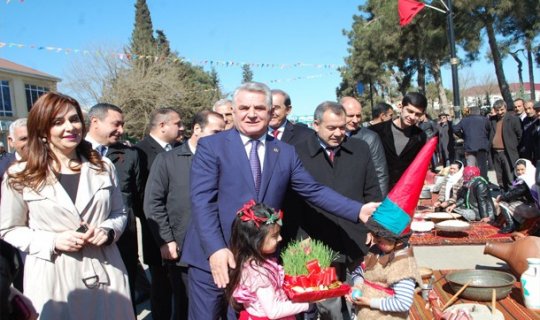 Biləsuvarda Novruz bayramına həsr olunmuş bayram şənlikləri keçirildi
