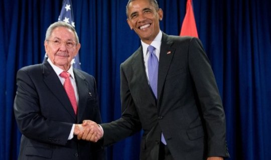 Raul Kastro Barak Obamanı qəbul edib