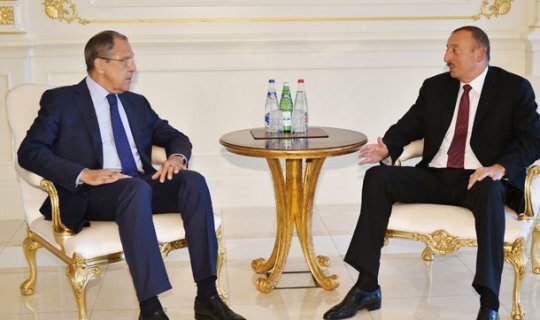 İlham Əliyev Lavrovla görüşdü