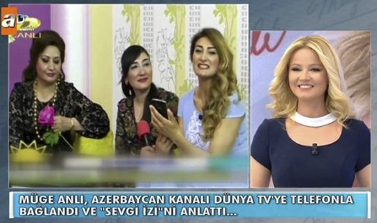 Məşhur türk teleaparıcıdan Azərbaycana jest