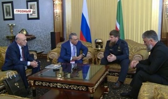 Ramiz Mehdiyev Ramzan Kadırovla görüşdü