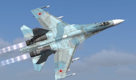 Rusiyanın Su-27 qırıcısı qəzaya uğrayıb
