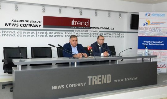 “Peşəkar jurnalist” Virtual Təlim Mərkəzi TRT, “Trend” və “Anadolu”da görüş keçirdi