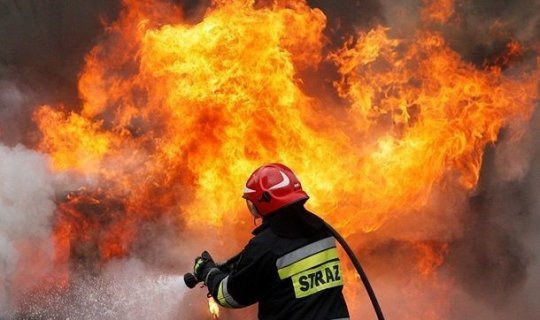 Sabirabadda 3 otaqlı ev yandı