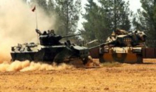 Suriyada Türkiyəyə məxsus tank vurulub