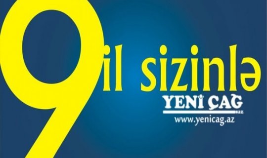 Yenicag.az-ın 9 yaşı oldu