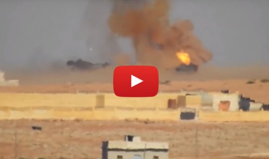 İŞİD terrorçuları türk tanklarını belə yandırdı
