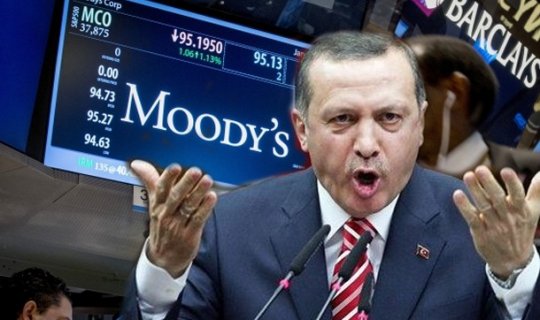 Moody\'s Türkiyənin kredit notunu aşağı saldı