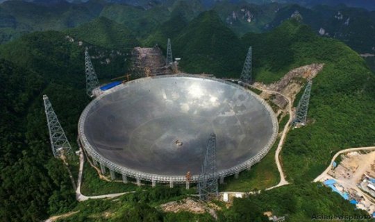 Dünyanın ən böyük radioteleskopu işə başladı - Fotolar